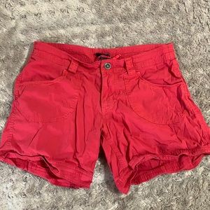 Kuhl - pinkish red shorts (size 6)